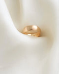 Gorg Heavy Pastel Pink 18K Gold Band 1965