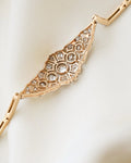 The Best Antique Art Deco Bracelet w 1.30 carats Diamonds 18K Gold