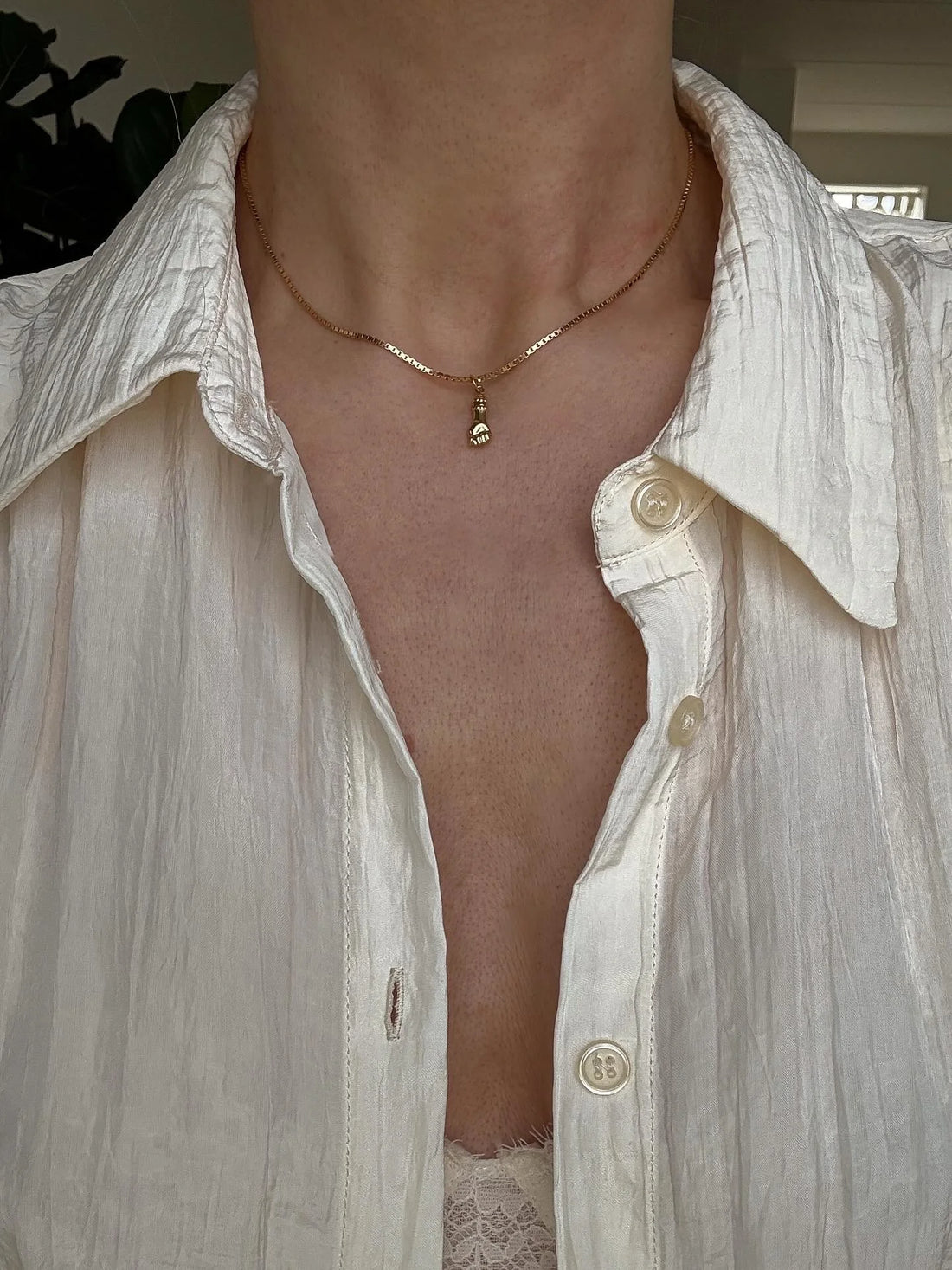 Perfect Vintage Box Chain 18K Gold