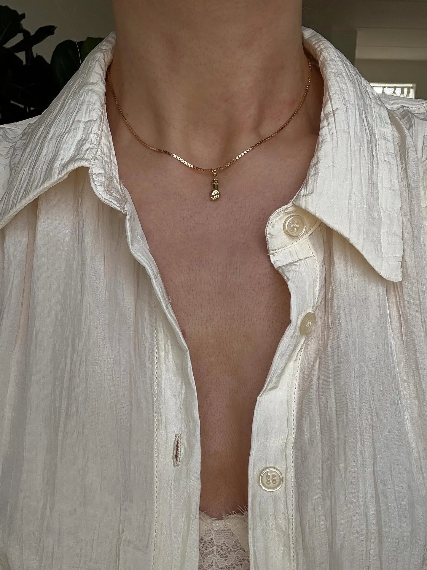 Perfect Vintage Box Chain 18K Gold