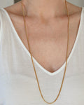 The Perfect 31.5 Inches Looong Curb Line Chain 18K Gold