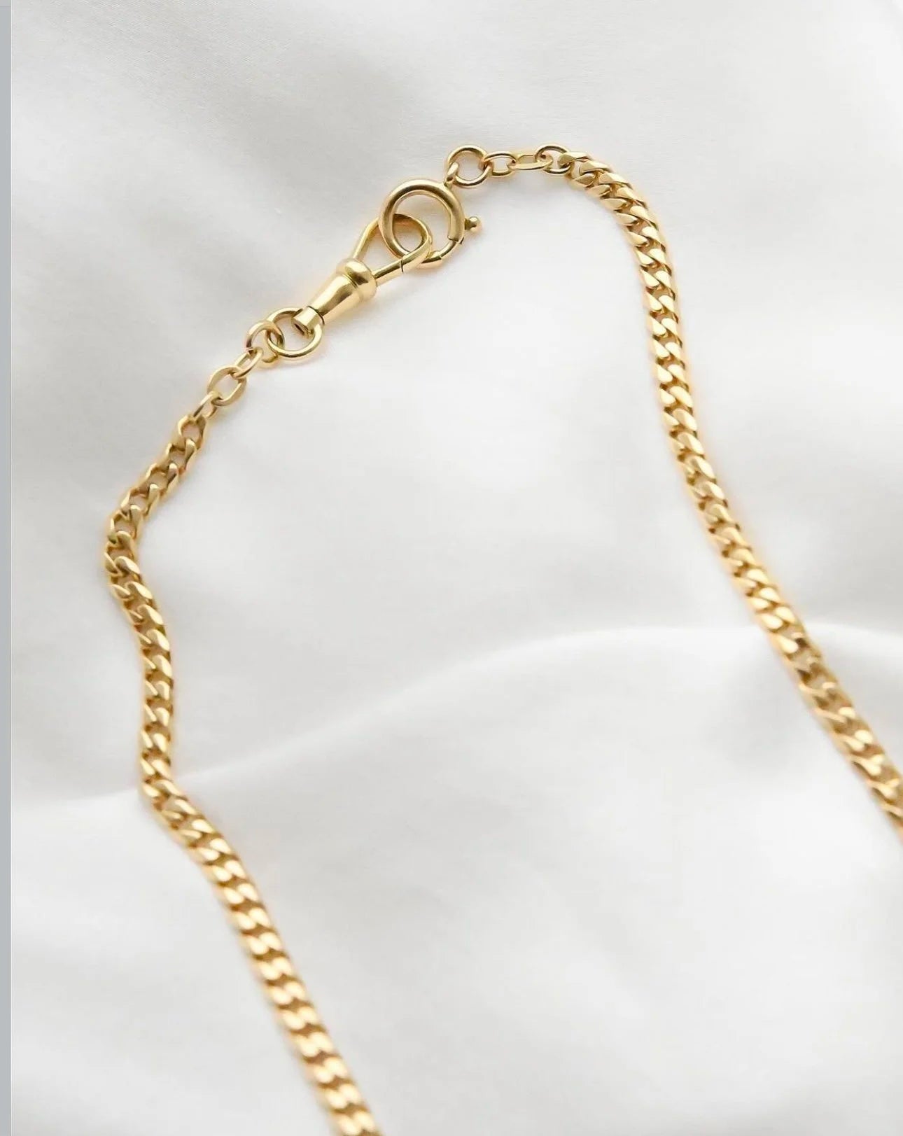 20 Grams Heavy Perfect Old Watch Chain Solid 18K Throughout 1900s