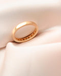 Big Substantial Old Diamond Wedding Band 18K Gold Sweden