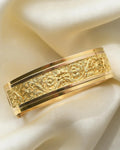 Outstanding Antique C. G. Hallberg Bangle 18K Gold 1884