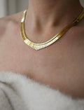 Insane Heavy Goddess Necklace 18K Gold