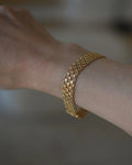 Swedish Vintage Stars Bracelet 18K Solid Gold 1964
