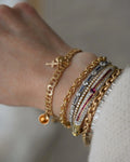 Unique Good Luck and Protection Charm Bracelet 18K Gold 1961
