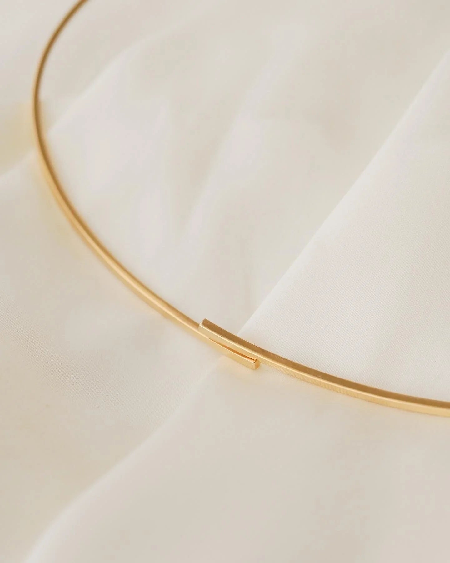 Incredible 24 Grams Vintage Choker Necklace 18K Gold