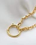Extraordinary HEAVY 80 Years Old Watch Chain 18K Gold Sweden 1940s