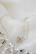 Gorgeous 1940s Vintage Hermann Siersbøl Sterling Silver Necklace Denmark