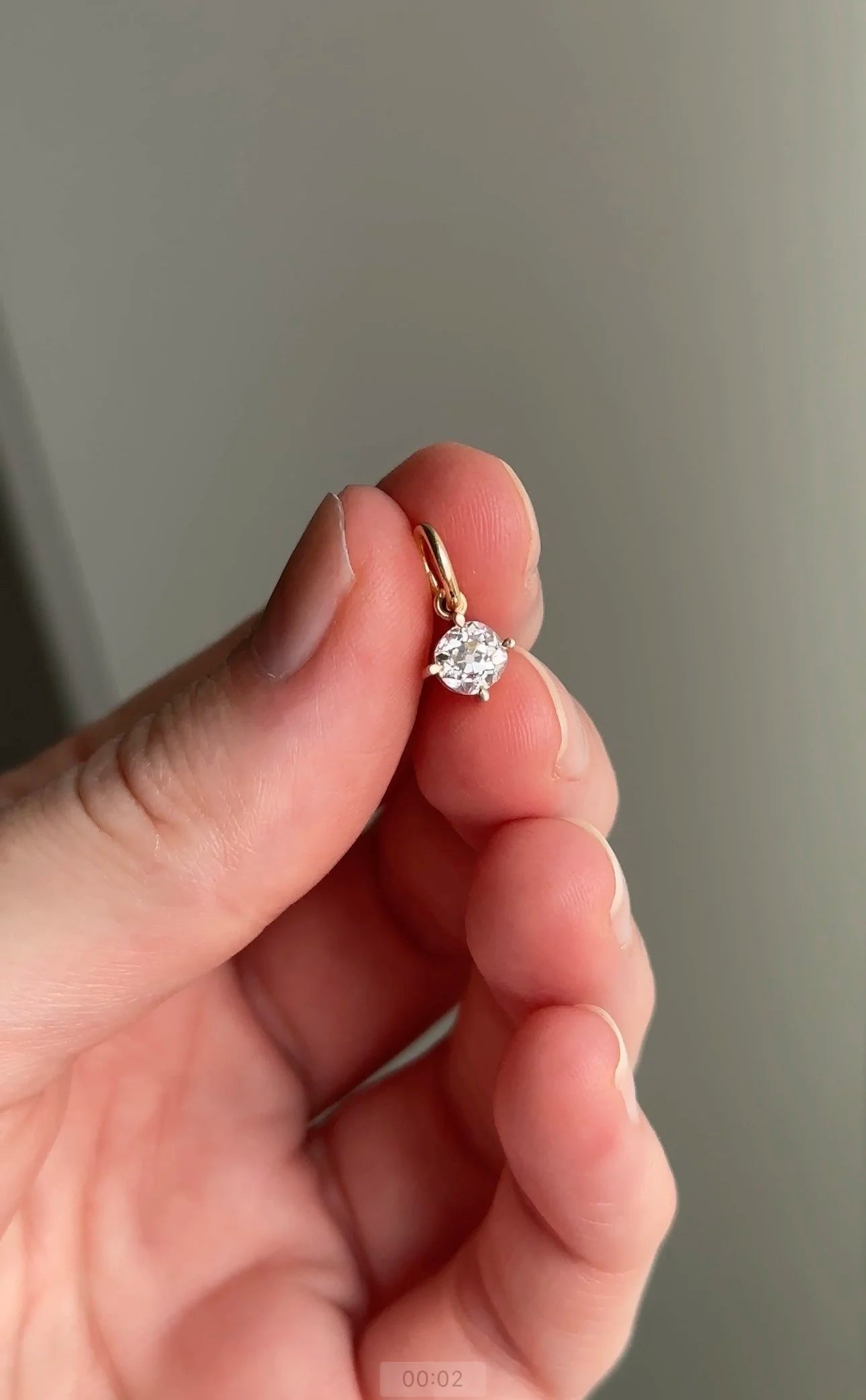 OMJ FINE JEWELRY : Cotton Candy Charms All Natural Untreated Sapphire Diamond and Tourmaline 18K Gold