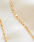 Rare 2.5 mm Italian Vintage Anchor Chain 18K Gold
