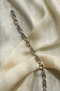 Shipping included! Beautiful Antique Citrine Silver Bracelet 1930s