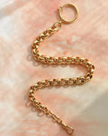 10.2 Inches Antique Belcher Watch Chain 18K Gold 1910s