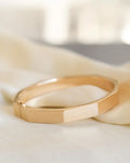Amazing Sculptural Vintage Bangle 14K Gold 1970s