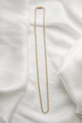 Beautiful Dainty Tennis Necklace 3 Carats Natural Diamonds 18K Gold