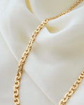 The Best Swedish Virola Link Necklace 18K Gold 1951