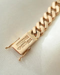 Rosy Toned 1963 Curb Link Bracelet 18K Gold
