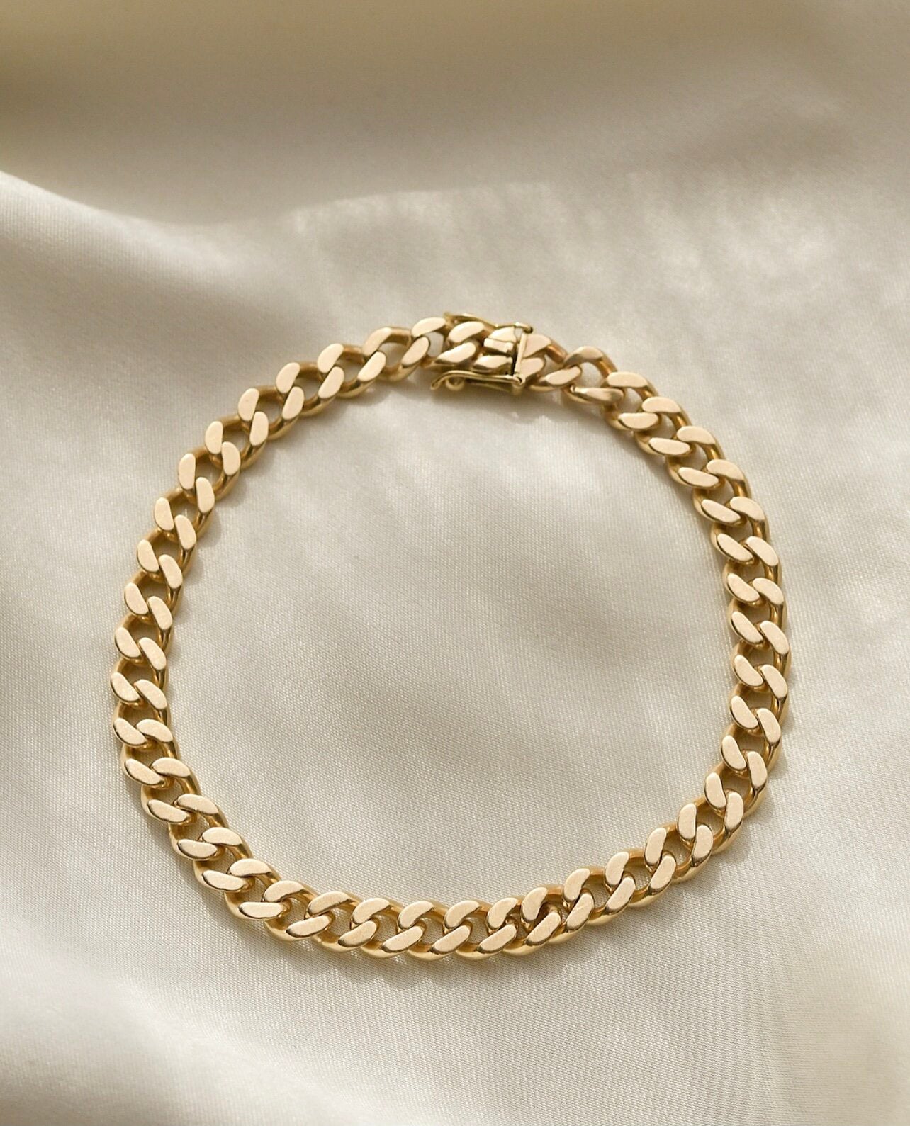 Substantial Danish Curb Link 14K Gold 20 Grams