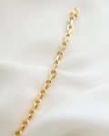 Outstanding Perfect Danish Vintage Biker Link Bracelet 14K Gold 1980