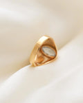Special Swedish Navette Cut Spinel Ring 18K Gold 1963