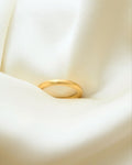 Luminous Perfect Satin Feel Antique Stacking Ring 23K Gold 1939