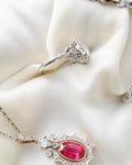 The Perfect Art Deco Ring Old Mine Cut Diamonds 18K White Gold 1925