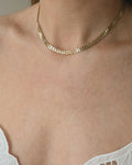 Rare Perfect Brick Link Chain by Jens Tage Hansen 14K Gold 1960