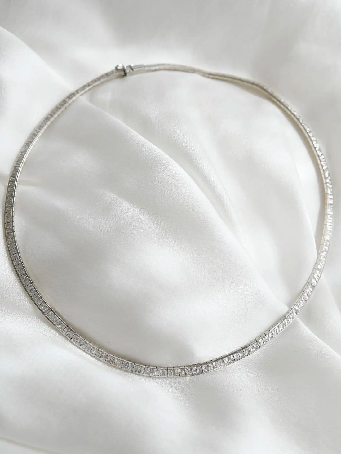 Super Sparkly Gorg Vintage Silver Necklace