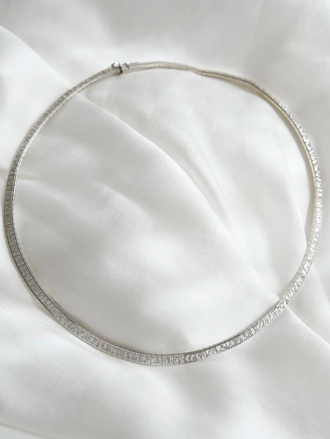 Super Sparkly Gorg Vintage Silver Necklace