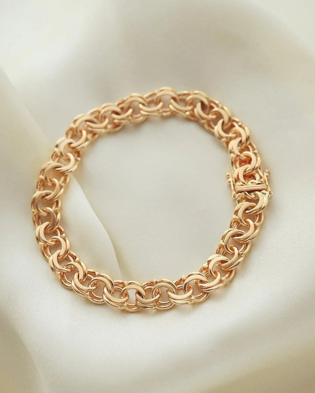 Sublime Swedish Rose Gold Bracelet 18K 1964