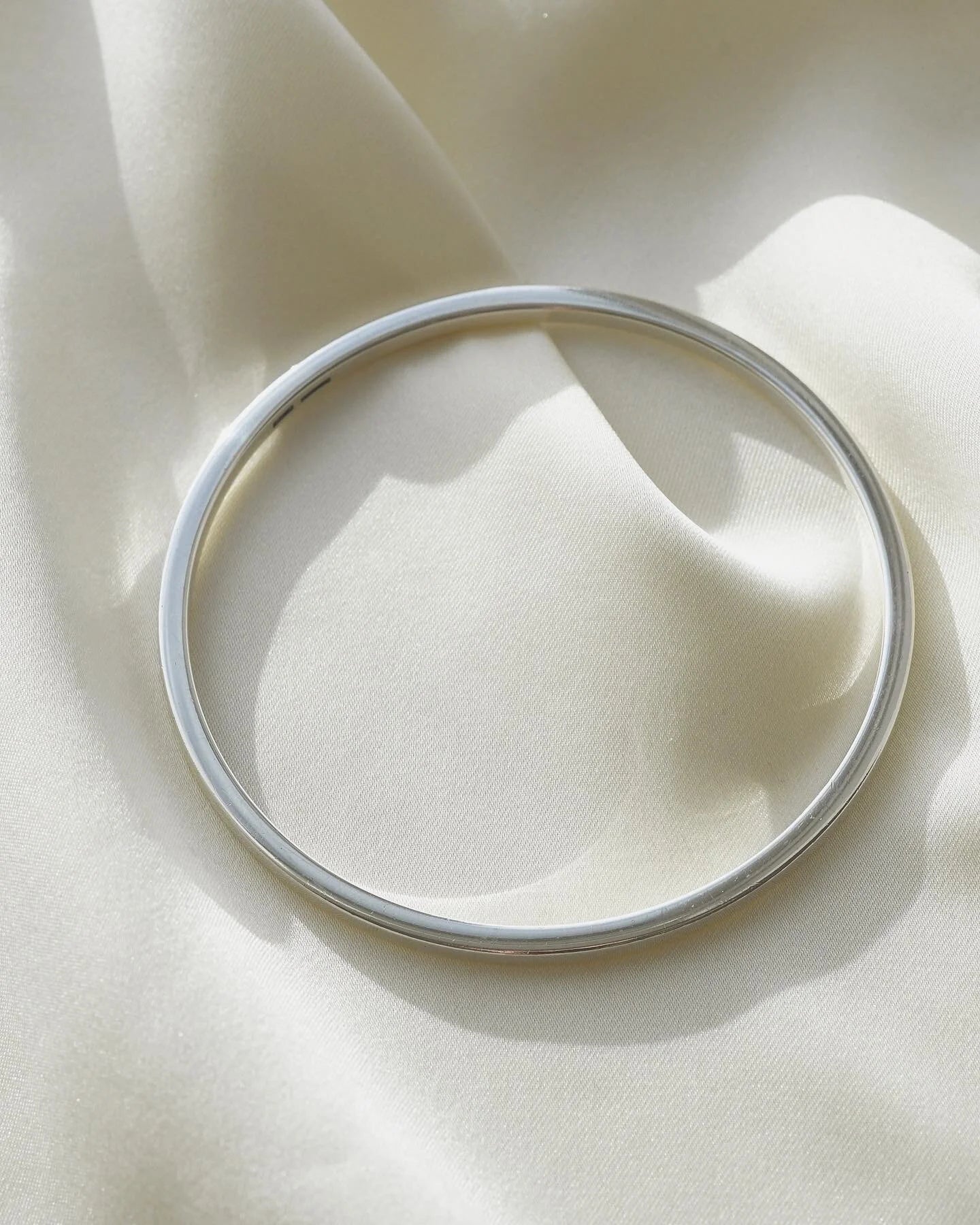 Amazing Sculptural Danish Vintage Bangle Sterling Silver 1970s