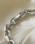 Gorg 72 Grams Danish Vintage Anchor Bracelet Sterling  Silver