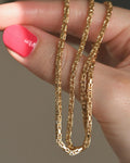Glowing Byzantine Chain 14K Gold