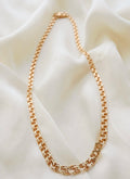 Gorgeous Rare Thick 21 Grams Bismarck Necklace Sweden 1989 18K Gold
