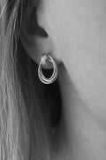 Most Special Mid Century Italian Vintage Earrings 18K Gold