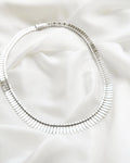 Sublime Silver Necklace Cleopatra Style Sweden 1970s
