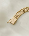 Sublime Jumbo HerringBone Bracelet 18K Gold 1961