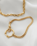 Perfect Rare Smaller Sized Old Watch Chain Bracelet 18K Gold 1920s