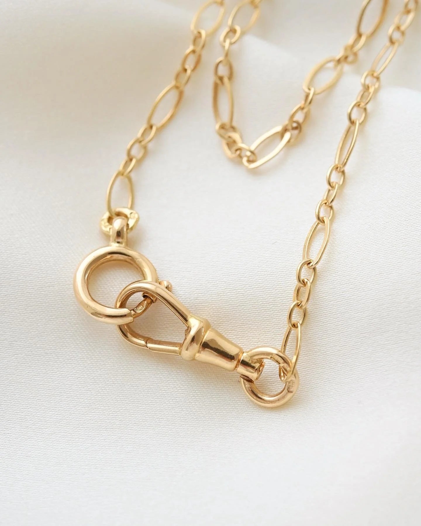Swedish Antique Watch Chain 18K Gold 1864