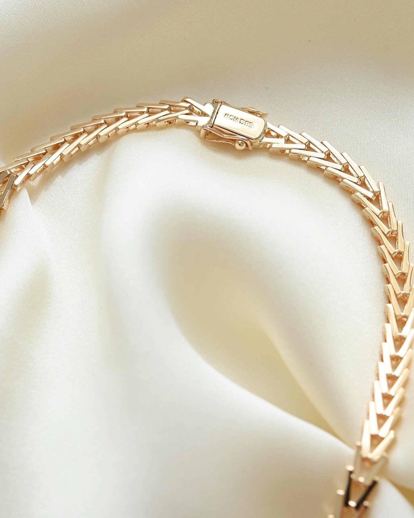 Special Release! (Number 1) Beautiful Danish Vintage Necklace 14K Gold 1960