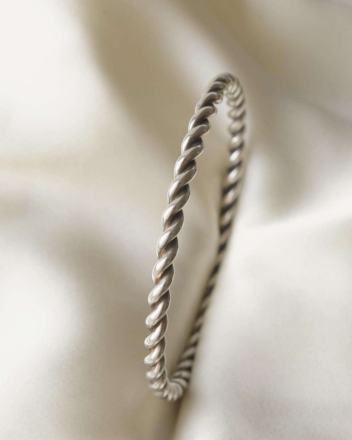 Beautiful Danish Vintage Silver Bangle 1960s