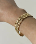 Big, Fat Juicy Y -Link Bracelet 14K Gold 1960s