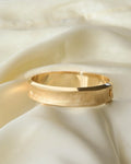 Brilliant Danish Vintage Bangle 14K Gold 1970s