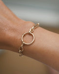 Glowing Perfect Antique Watch Chain Bracelet 14K Rose Gold 1920s