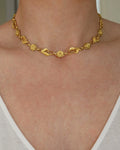 Stunning Rare Masterpiece Necklace by Georg Jensen 18K Gold Beg.1900s