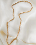 The perfect 19.6” Long Anchor Link Chain 14K Gold