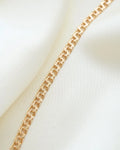 Irresistible Swedish Baby Brick Link Necklace by Ceson 18K Gold