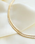 Perfect Geneva Link Necklace by Carl Ove Frydenberg 14K Gold 1970