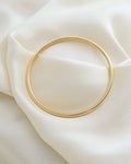 Third and last! SUPERB Danish Vintage Bangle Solid Through and Through 14K Gold